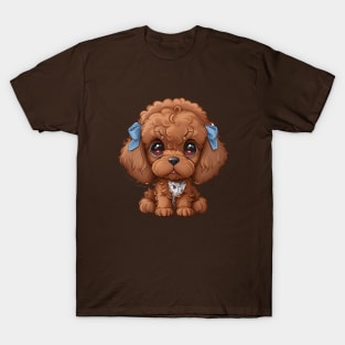 Brown Poodle puppy T-Shirt